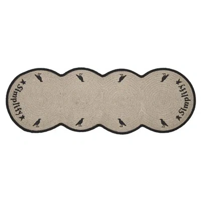Vhc Brands Raven Harvest Simplify Stencil Runner In Black;tan