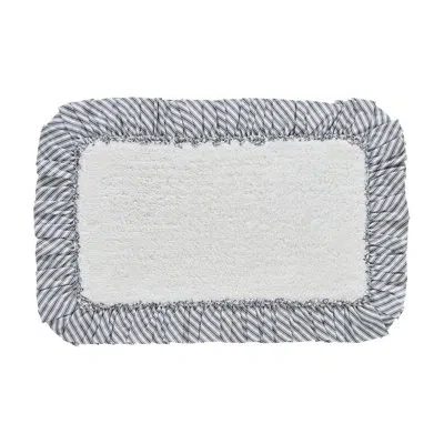 Vhc Brands Sawyer Bath Rug In Black;white