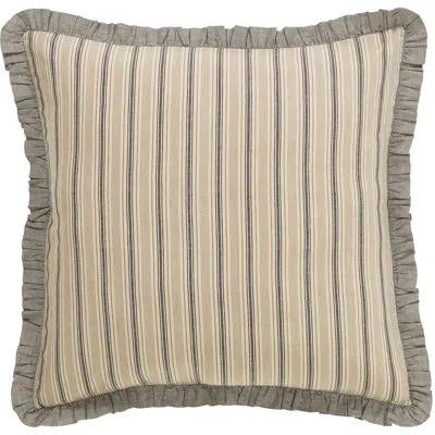 Vhc Brands Sawyer Mill 100% Cotton Sham In Gray;cream
