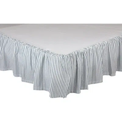 Vhc Brands Sawyer Mill 16" Bed Skirt In Blue