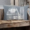 Vhc Brands Sawyer Mill Rectangular Throw Pillow In Blue