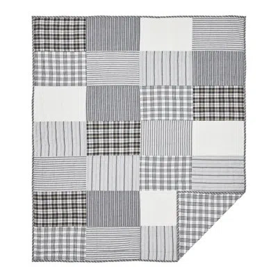 Vhc Brands Sawyer Mill Throw In Black;white