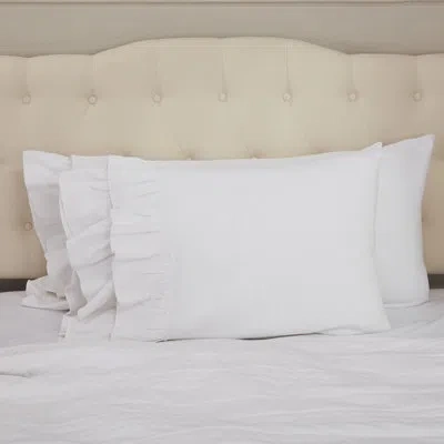 Vhc Brands Serenity King Pillow Case Set Of 2 In White