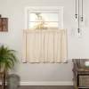 Vhc Brands Simple Life 2-pc. Rod Pocket Window Tier In White