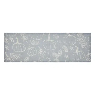 Vhc Brands Tattersall Rectangle Floral 100% Recycled Plastic (pet) Table Runner