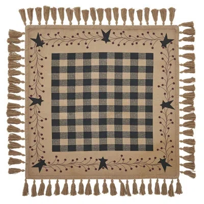 Vhc Brands Vinestar Dining Linens In Black;red;tan