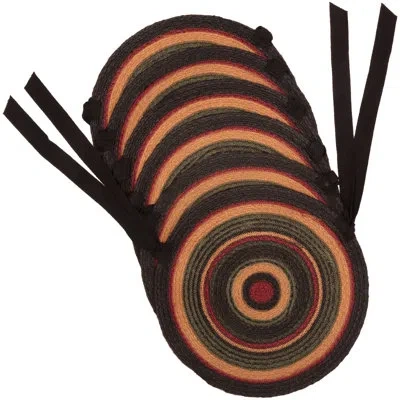 Vhc Brands Wyatt Indoor Chair Pad In Multicolor