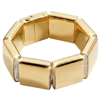 Pre-owned Vhernier 18k Rose Gold 6.16 Carat Diamond Wide Cuff Bracelet 128 Grams In Red
