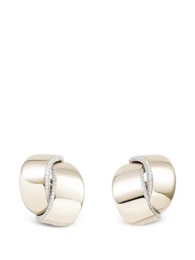 Vhernier Abbraccio Diamond Earrings In Transparent
