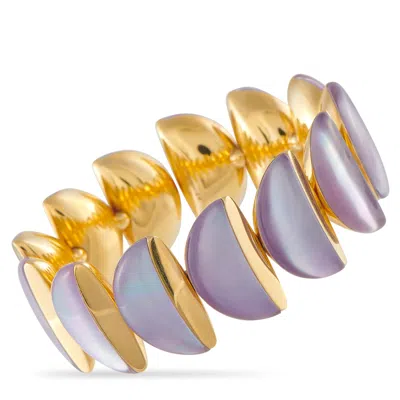 Vhernier Eclisse 18k White Gold Siderite Bracelet Vh06-040826 In Gray