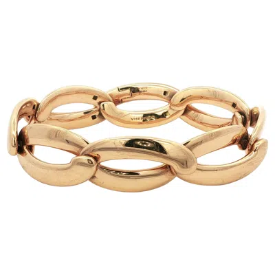 Pre-owned Vhernier Olimpia Link Bracelet 18k Yellow Gold