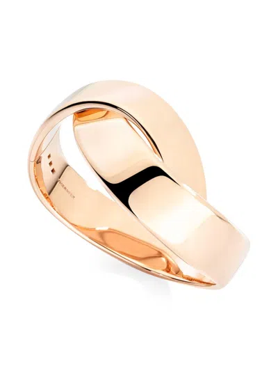 Vhernier Women's Abbraccio 18k Rose Gold Bangle In Metallic