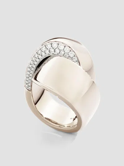 Vhernier Women's Abbraccio 18k White Gold & 0.67 Tcw Diamond Ring