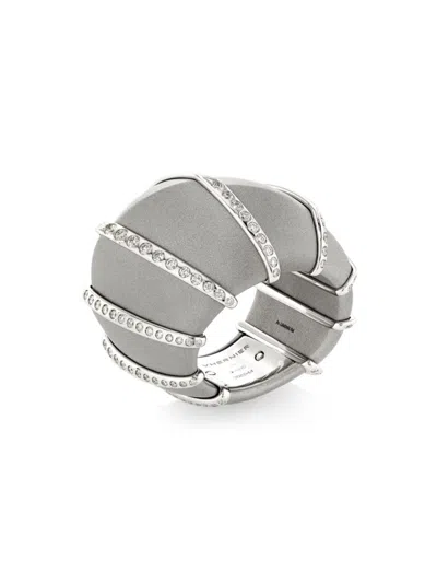 Vhernier Women's Ardis Aluminum, 18k White Gold & 0.88 Tcw Diamond Ring