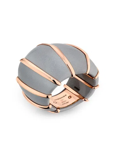 Vhernier Women's Ardis Aluminum & 18k Rose Gold Ring In Multi