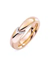 Vhernier Calla Diamond Ring In Rose Gold