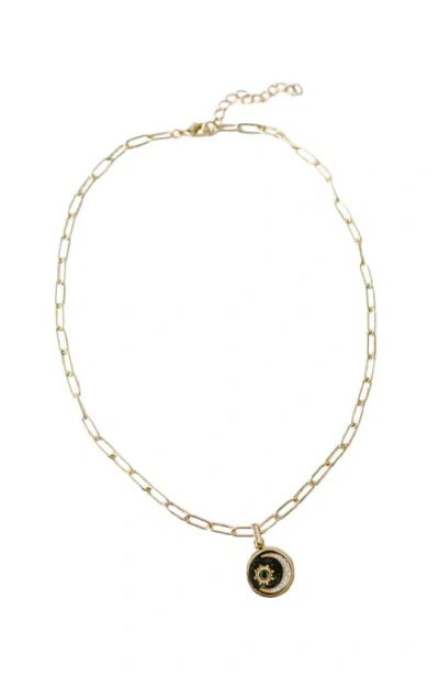 Vi Bella Luna Necklace In Gold