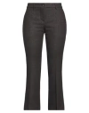 Vi To Vi Woman Pants Dark Brown Size 6 Virgin Wool, Polyester