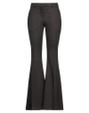 Vi To Vi Woman Pants Dark Brown Size 6 Virgin Wool, Polyester