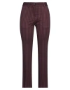 Vi To Vi Woman Pants Plum Size 6 Viscose, Elastane In Purple