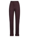 Vi To Vi Woman Pants Plum Size 6 Viscose, Elastane In Purple