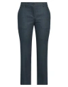 Vi To Vi Woman Pants Navy Size 6 Virgin Wool, Polyester In Navy Blue