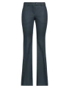 Vi To Vi Woman Pants Navy Size 6 Virgin Wool, Polyester In Navy Blue