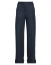 Vi To Vi Woman Pants Navy Size 6 Viscose, Elastane In Navy Blue