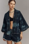Vi. Vi. Srl Tie-belt Wrap Denim Jacket