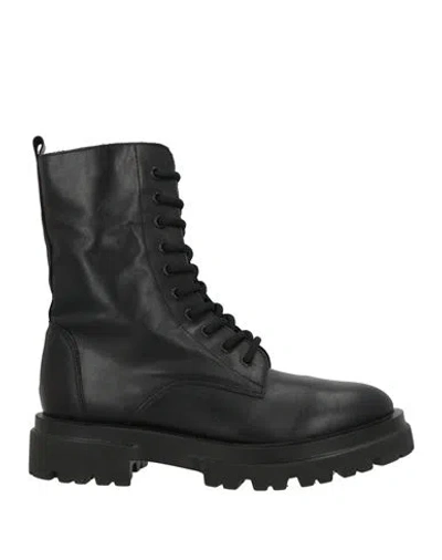 Via Brera Woman Ankle Boots Black Size 7 Leather