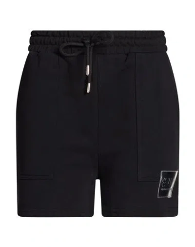 Via Delle Rose Woman Shorts & Bermuda Shorts Black Size L Cotton