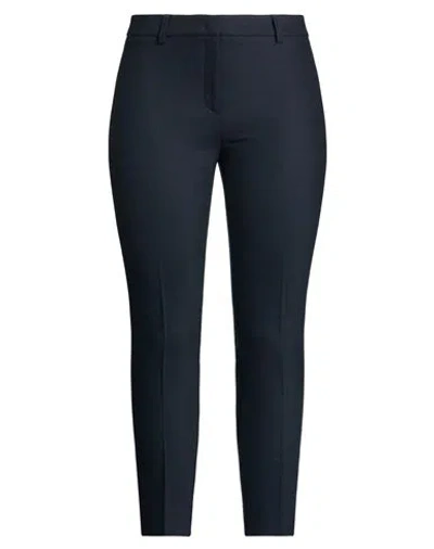 Via Masini 80 Woman Pants Navy Size 10 Polyester, Virgin Wool, Elastane