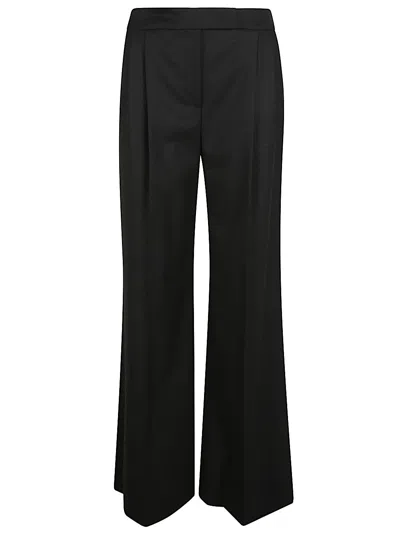 Via Masini 80 Wide-leg Trousers In Black
