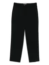 Via Masini 80 Button-fastening Trousers In Black