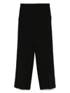 Via Masini 80 Straight-leg Trousers In Black