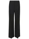 Via Masini 80 Navy Blue Wide-leg Trousers