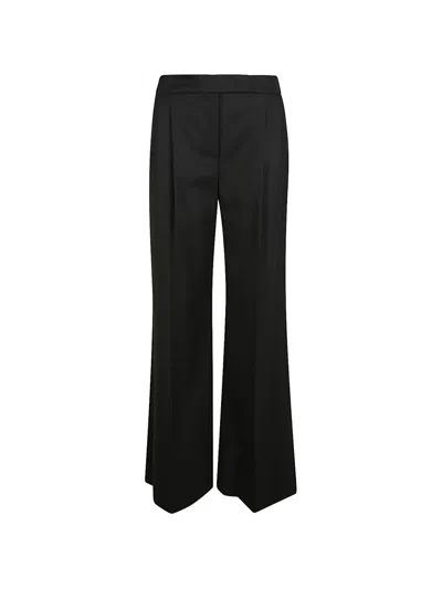 Via Masini 80 Blend Trousers In Black