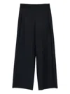 Via Masini 80 Wool Blend Trousers In Blue