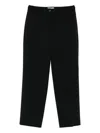 Via Masini 80 Button-fastening Trousers In Black