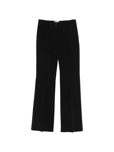 Via Masini 80 Button Trousers In Black