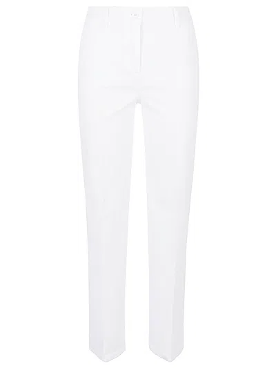 Via Masini 80 Cotton Trousers In White