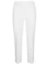Via Masini 80 Cotton Trousers In White