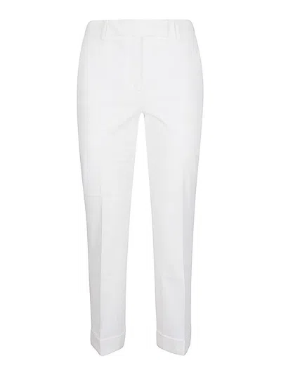 Via Masini 80 Cotton Trousers In White