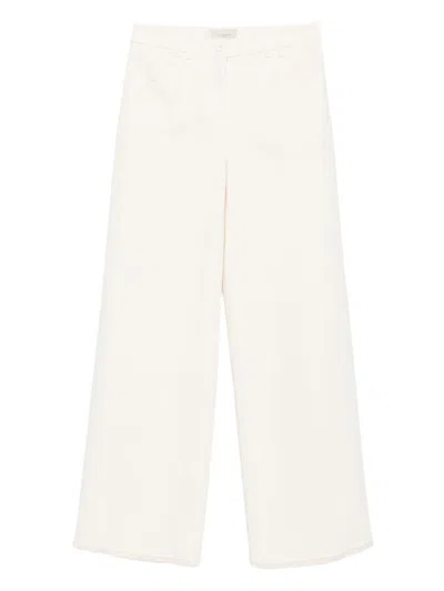 VIA MASINI 80 COTTON WIDE-LEG TROUSERS