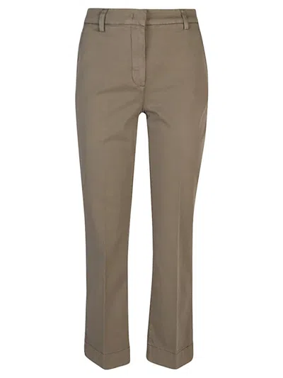 VIA MASINI 80 KHAKI COTTON TROUSERS