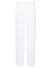Via Masini 80 Linen Blend Trousers In White