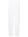 Via Masini 80 Linen Blend Trousers In White