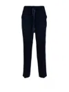 Via Masini 80 Navy Blue Womens Trousers In Blu Navy