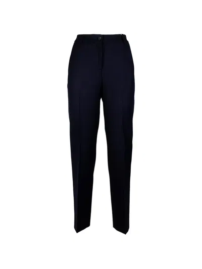 Via Masini 80 Pressed-crease Tailored Trousers In Animal Print