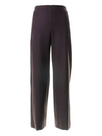 Via Masini 80 Side-pocket Pants In Purple